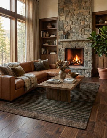5' 6 x 8' Juma Wool Rug