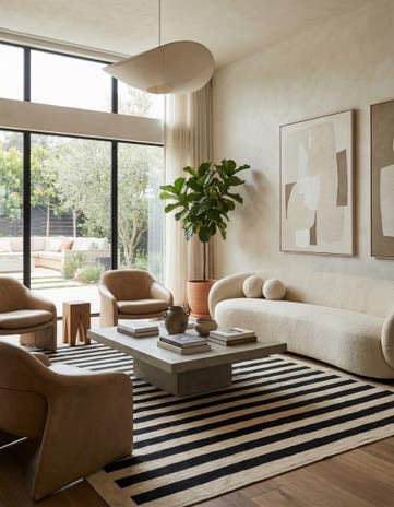 8' 3 x 9' 9 Hand Woven Kilim Modern Wool Rug