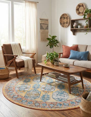5' 2 x 5' 2 Lola Round Rug