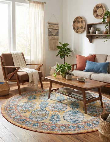 5' 2 x 5' 2 Lola Round Rug
