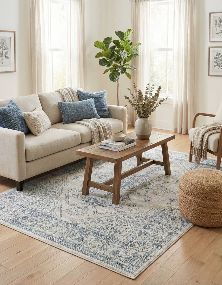 Detail image of  5' 3 x 8' Newport Rug