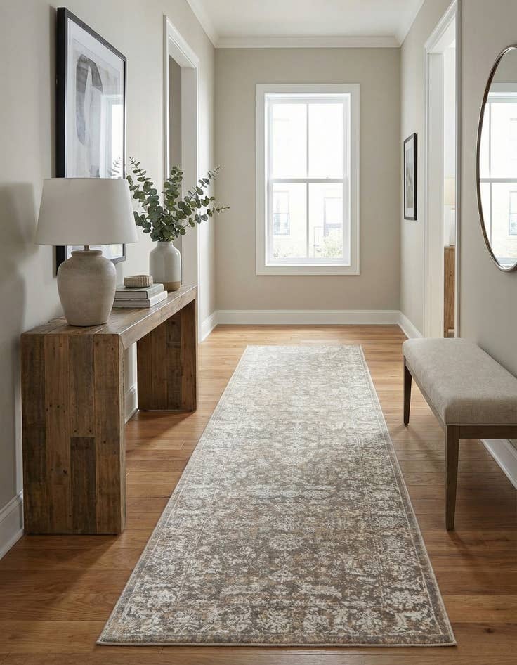 Detail image of Jill Zarin 2' 7 x 14' Uptown Central Park Runner Rug