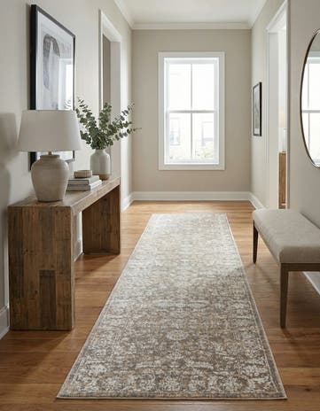 Gray Uptown Central Park Runner Rug