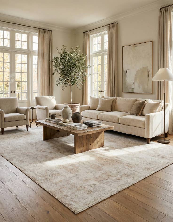 Detail image of  9' 3 x 11' 9  Hand Knotted Ultra Vintage Persian Wool Rug