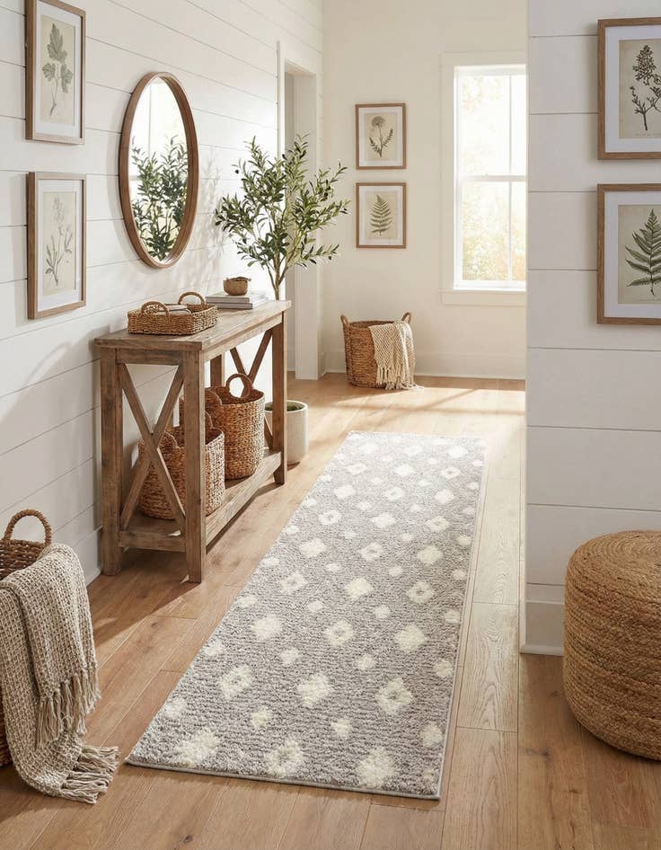 Detail image of 2' x 8' Sepia Runner Rug