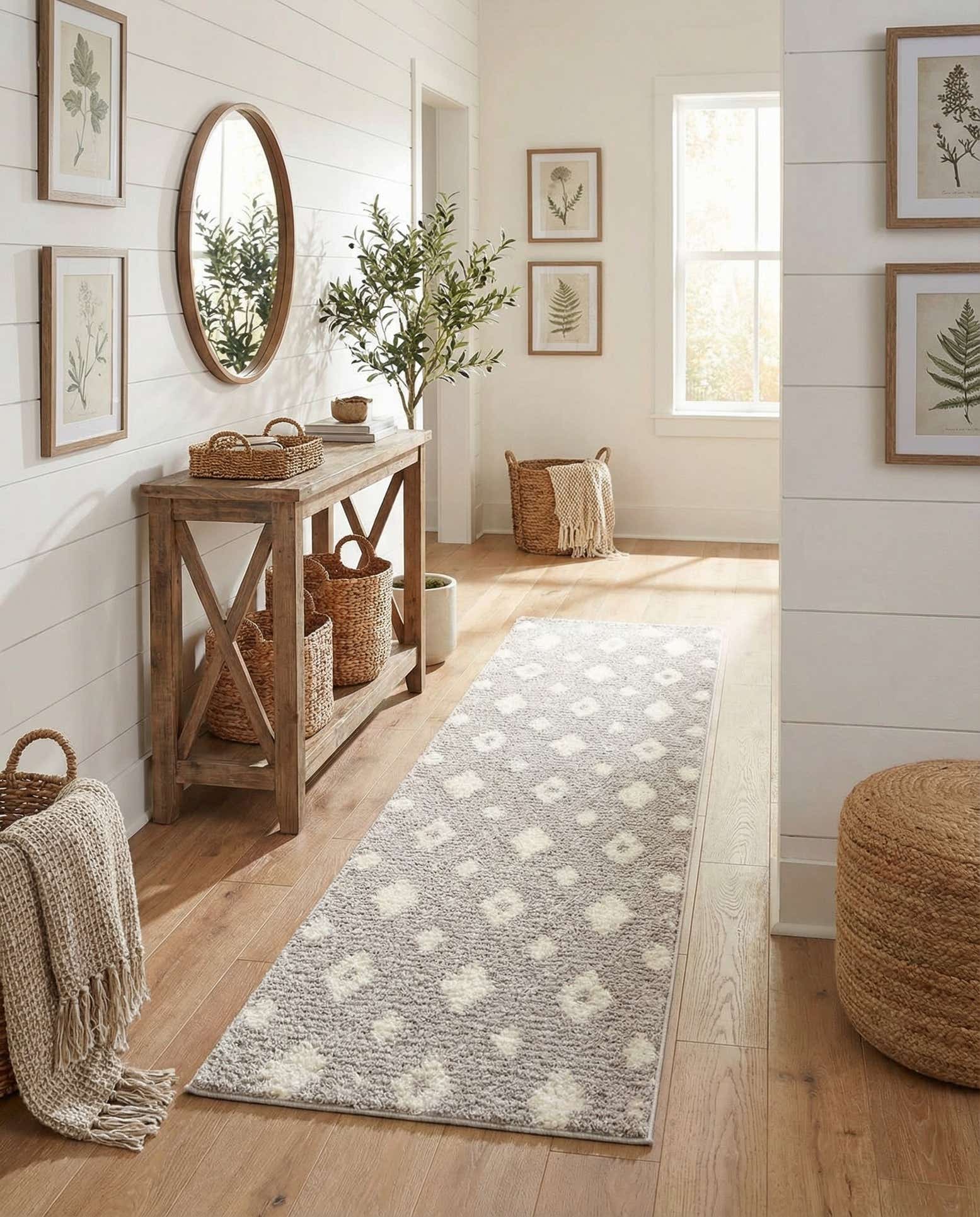 2' x 8' Sepia Runner Rug