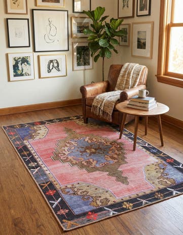3' 6 x 5' 6 Washable Timeless Rug