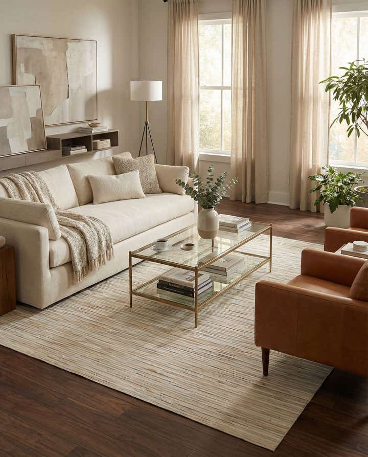 5' 2 x 7' 11 Cowhide - Patchwork Rug