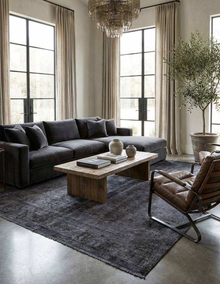 Detail image of 8' x 11' Hand Knotted Ultra Vintage Persian Wool Rug