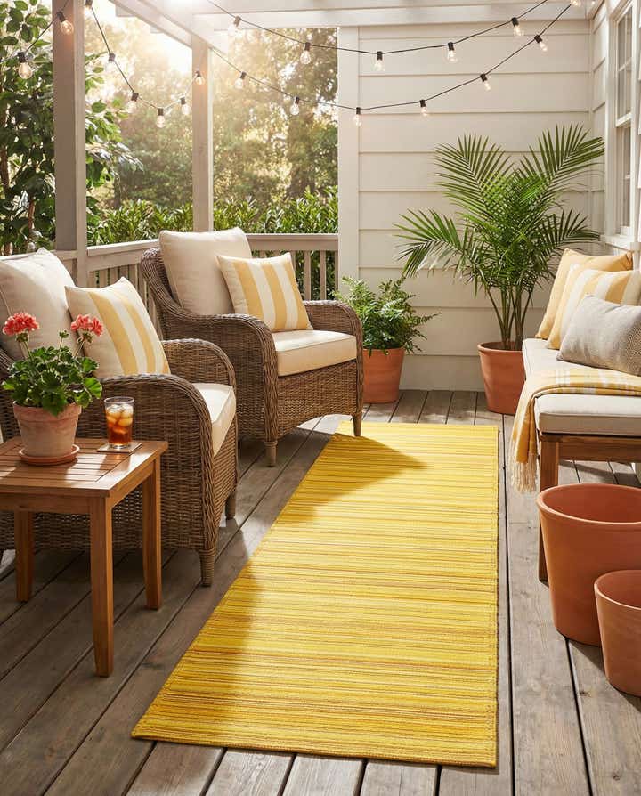 2' x 6' Easy-Clean Vista Breeze Indoor / Outdoor Runner Rug