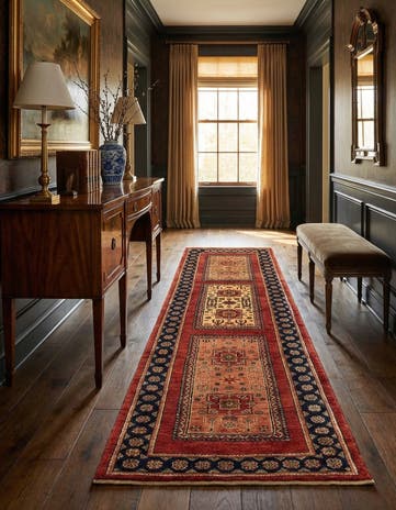 2' 4 x 9' 5 Kashkuli Runner Rug