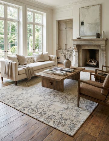 7' 10 x 9' 7 Hand Knotted Darya Rug