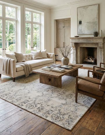 7' 10 x 9' 7 Hand Knotted Darya Rug
