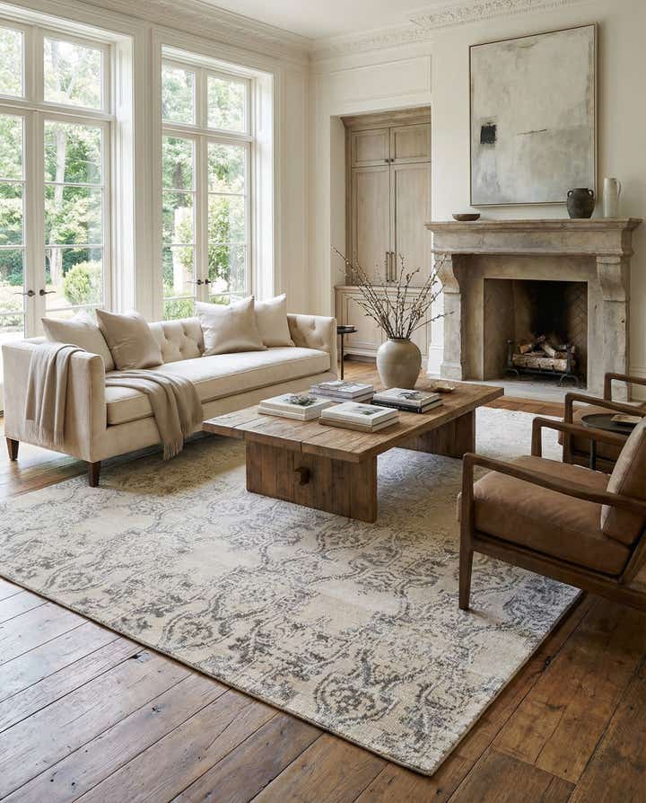 7' 10 x 9' 7 Hand Knotted Darya Rug