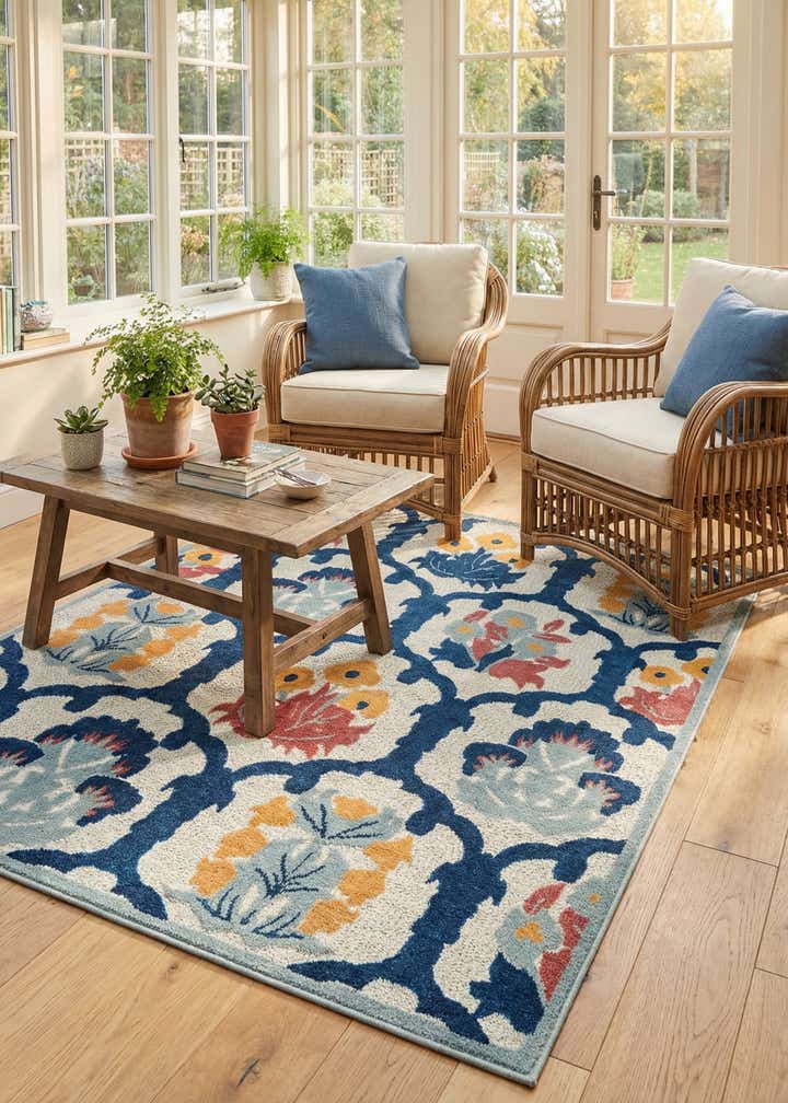 6' x 9' Easy-Clean Belize Indoor / Outdoor Rug