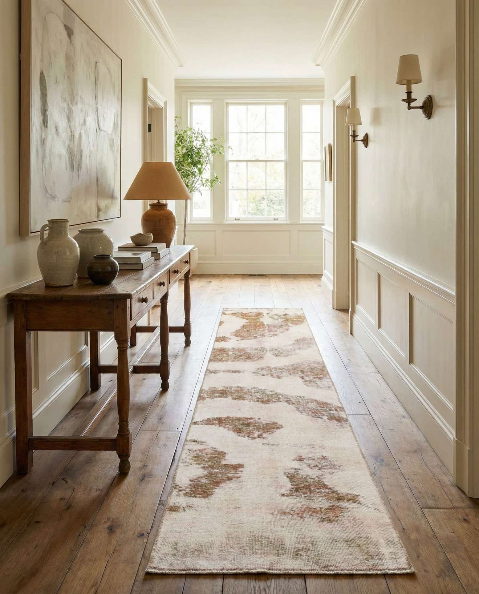 2' 4 x 12' Hand Knotted Ultra Vintage Persian Wool Runner Rug