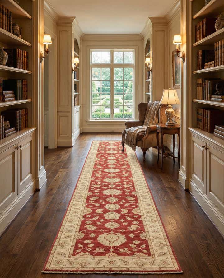 3' x 16' 7 Hand Knotted Peshawar Ziegler Runner Rug