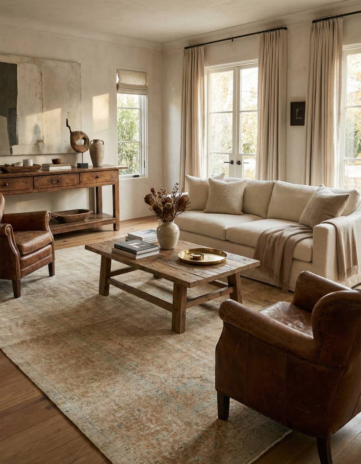 Detail image of 9' x 12' 3  Hand Knotted Ultra Vintage Persian Wool Rug