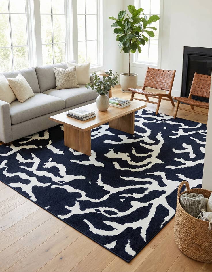 Detail image of 10' x 10'  Washable Sabrina Soto Indoor / Outdoor Square Rug