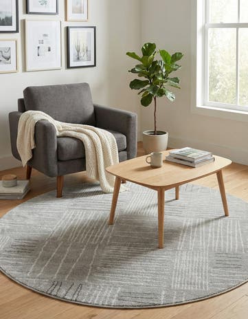 7' 10 x 7' 10 Hanahan Round Rug
