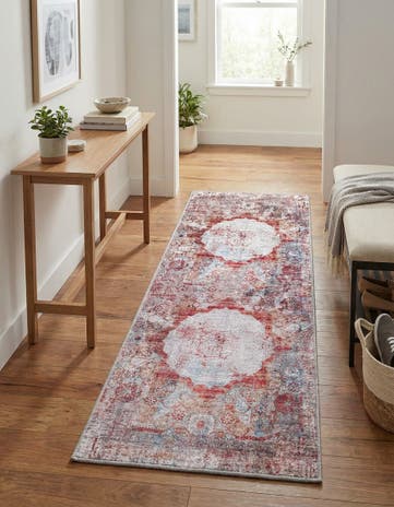 2' x 5' Washable Yara Runner Rug