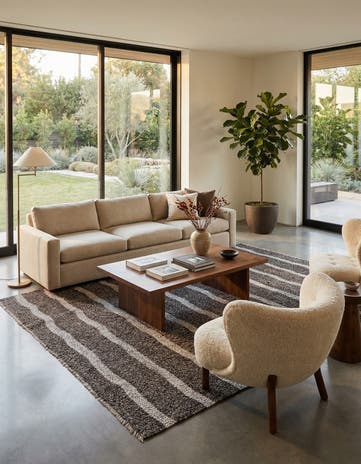 8' 3 x 9' 4 Hand Woven Kilim Modern Wool Rug