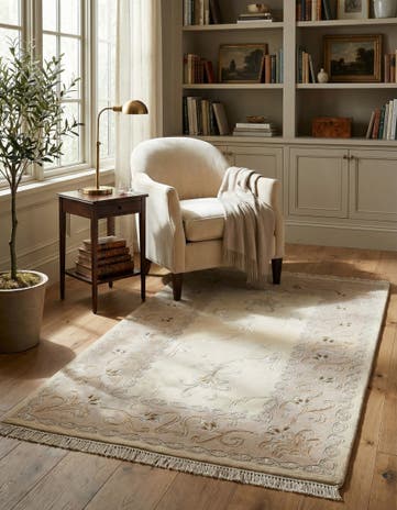 2' 11 x 4' 11 Hand Knotted Darya Wool Rug