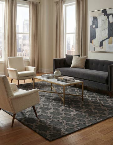8' x 10' Hand Knotted Luna Rug