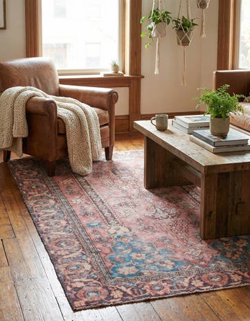3' 9 x 5' 10 Hand Knotted Ultra Vintage Persian Wool Rug