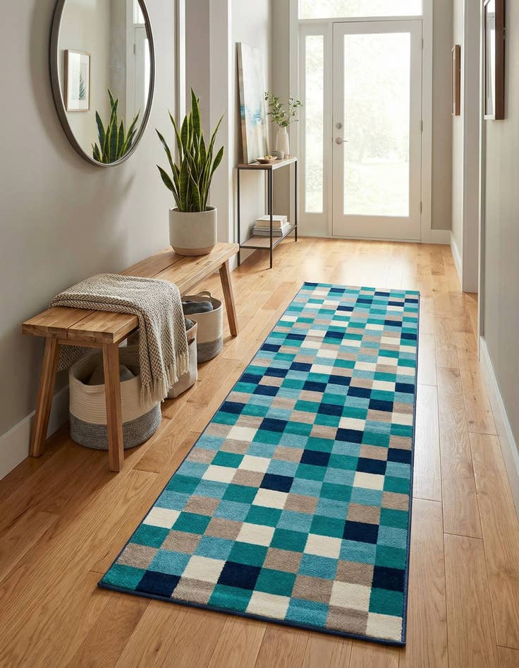 Detail image of 2' x 8' Azalea Runner Rug