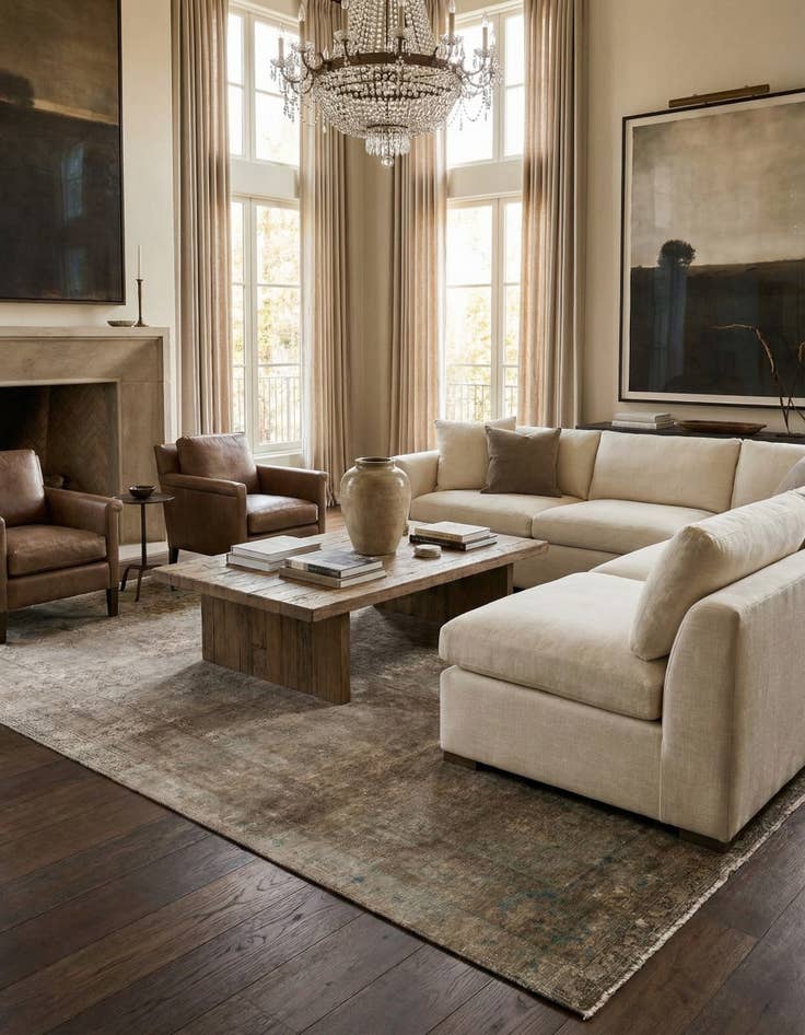 Detail image of 9' x 12' 3  Hand Knotted Ultra Vintage Persian Wool Rug