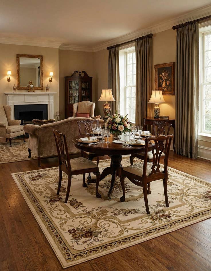 Detail image of  10' x 10' Chateau Square Rug