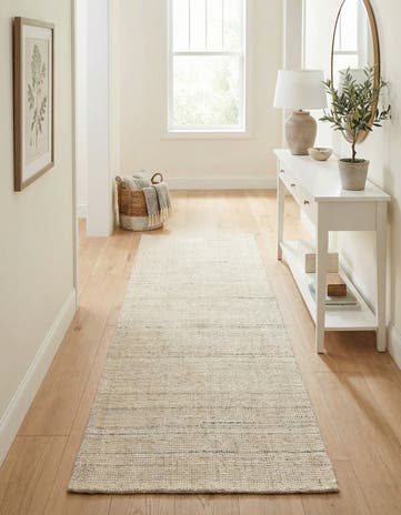 2' x 6' 1 Hand Woven Jill Zarin English Manor Farmhouse Wool Runner Rug