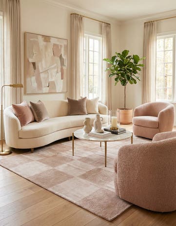 6' 7 x 9' 11 Hand Knotted Darya Wool Rug