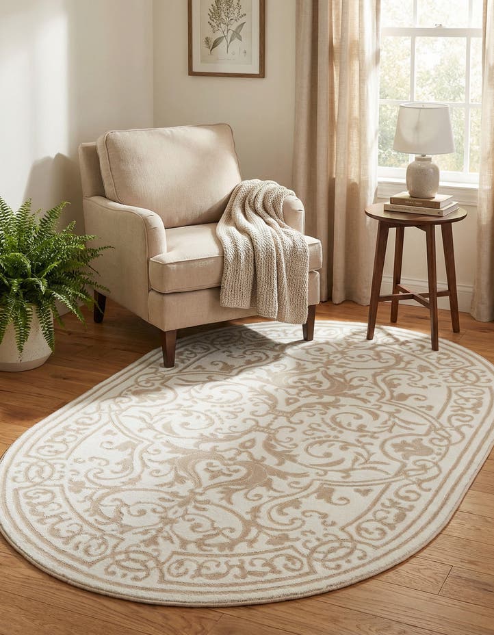 4' x 6' Hermitage Oval Rug