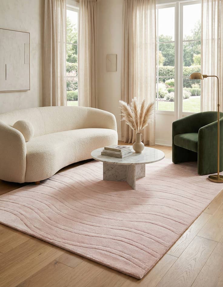 Detail image of 5' 7 x 7' 11  Hand Knotted Darya Wool Rug