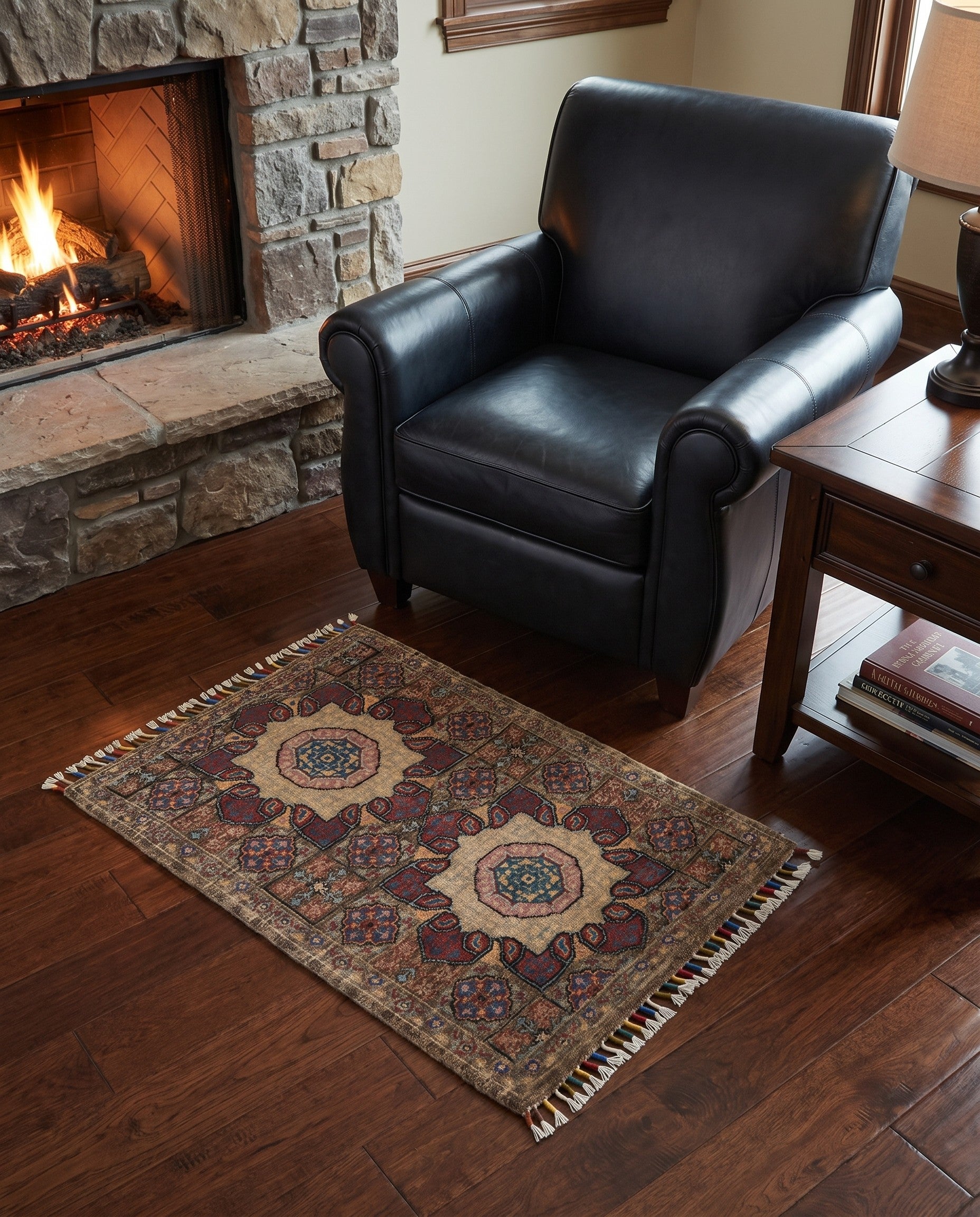 2' x 2' 11 Hand Knotted Ziegler Rug