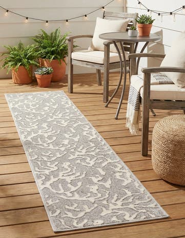 2' x 8' Easy-Clean Sabrina Soto Indoor / Outdoor Runner Rug