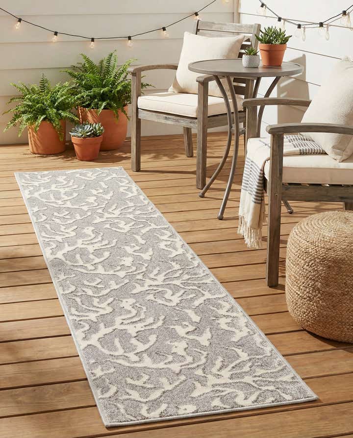 2' x 8' Easy-Clean Sabrina Soto Indoor / Outdoor Runner Rug