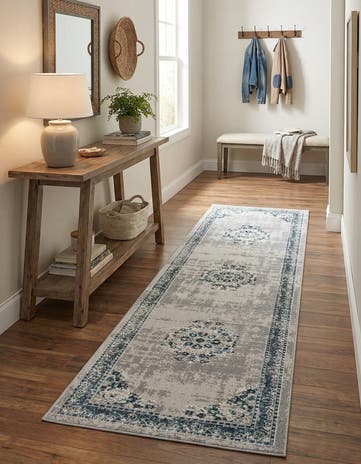 Gray Lucerne Runner Rug