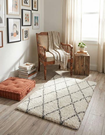 2' 2 x 3' Moroccan Shag Rug