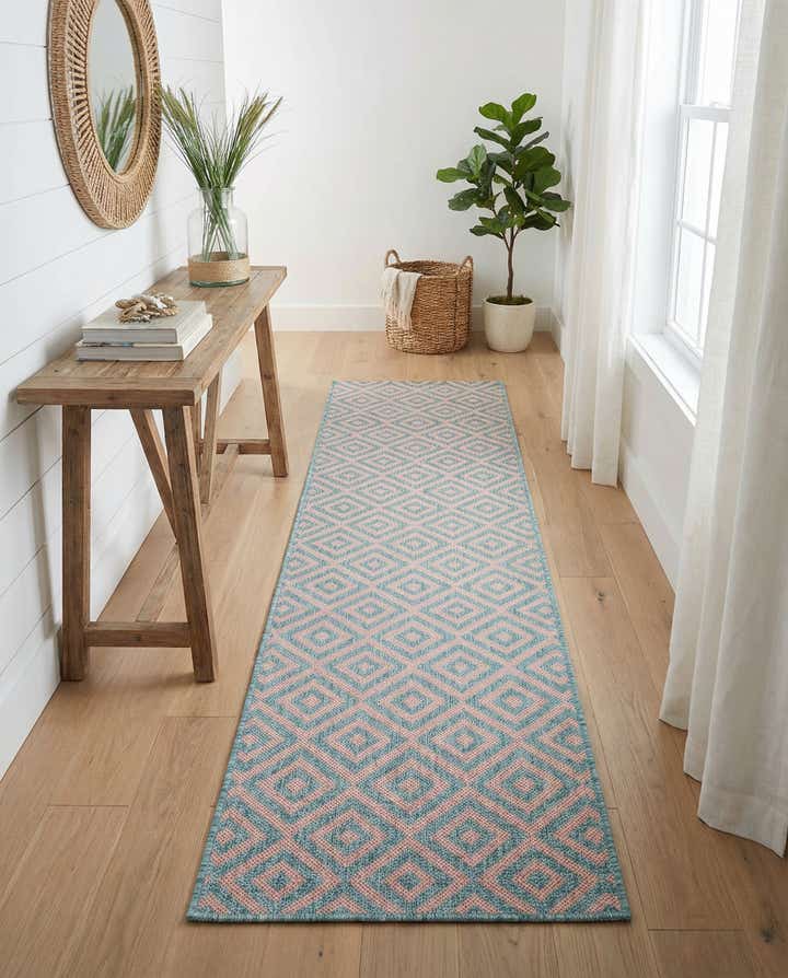 2' x 8' Easy-Clean Jill Zarin Costa Rica Indoor / Outdoor Runner Rug