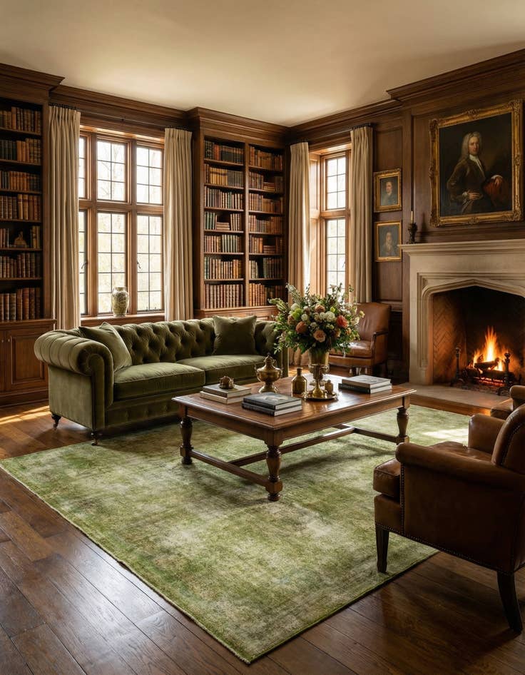 Detail image of 9' 8 x 15' 7  Hand Knotted Vintage Royal Persian Wool Rug