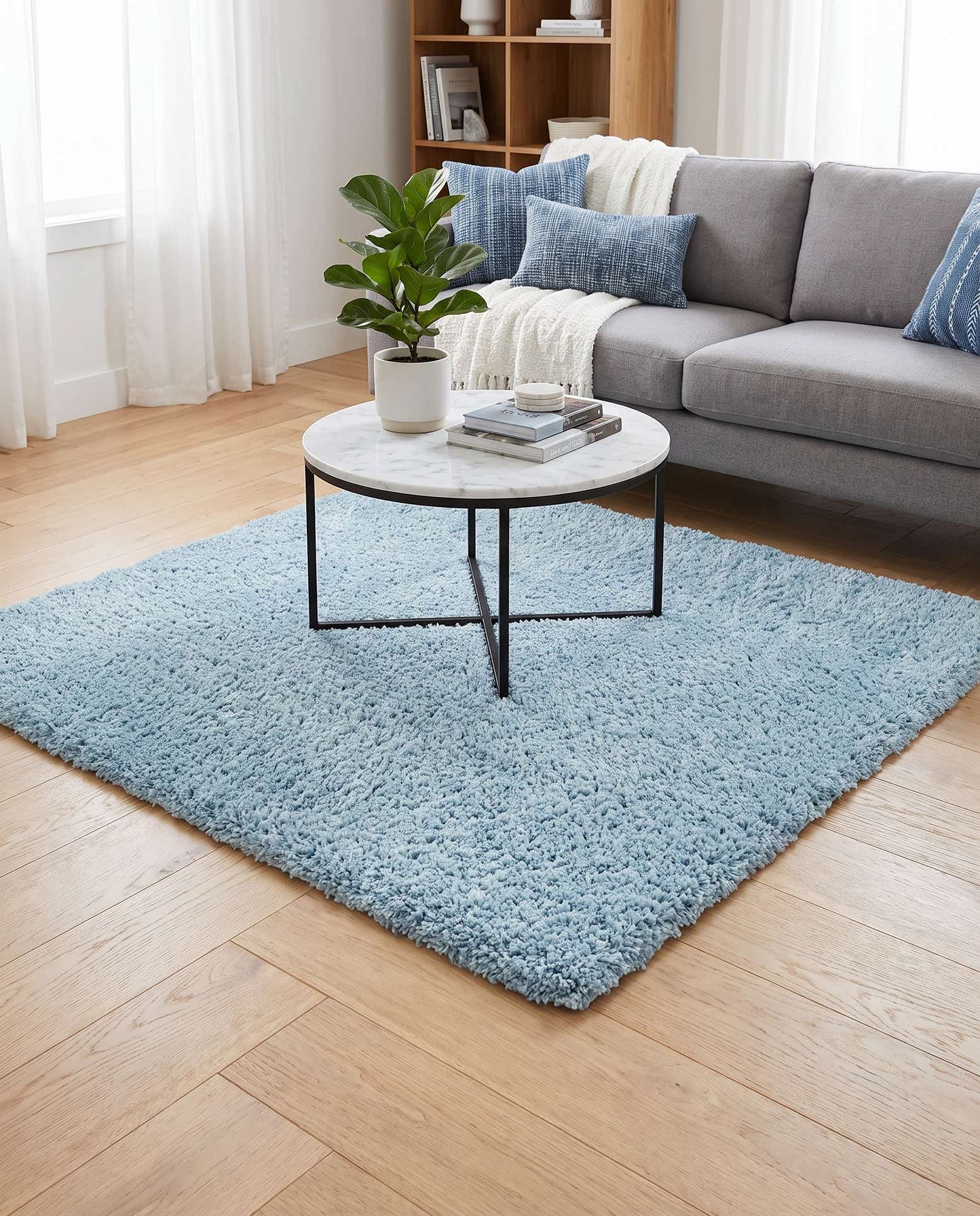 5' 3 x 5' 3 Zermatt Shag Square Rug