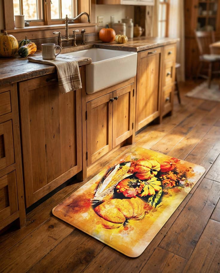 Detail image of 2' x 3' Thanksgiving Harvest Comfort Mat