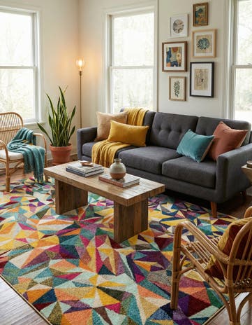 7' x 10' Washable Hyacinth Rug