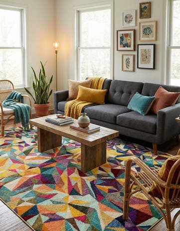 7' x 10' Washable Hyacinth Rug