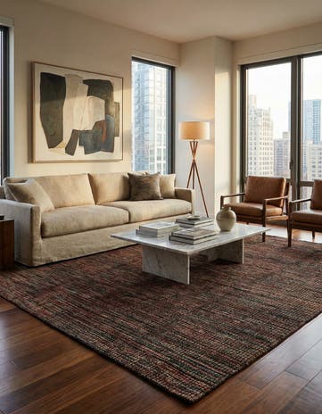 7' 10 x 10' Hand Knotted Darya Wool Rug