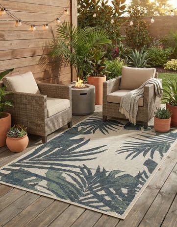 4' x 6' Easy-Clean Baja Indoor / Outdoor Rug