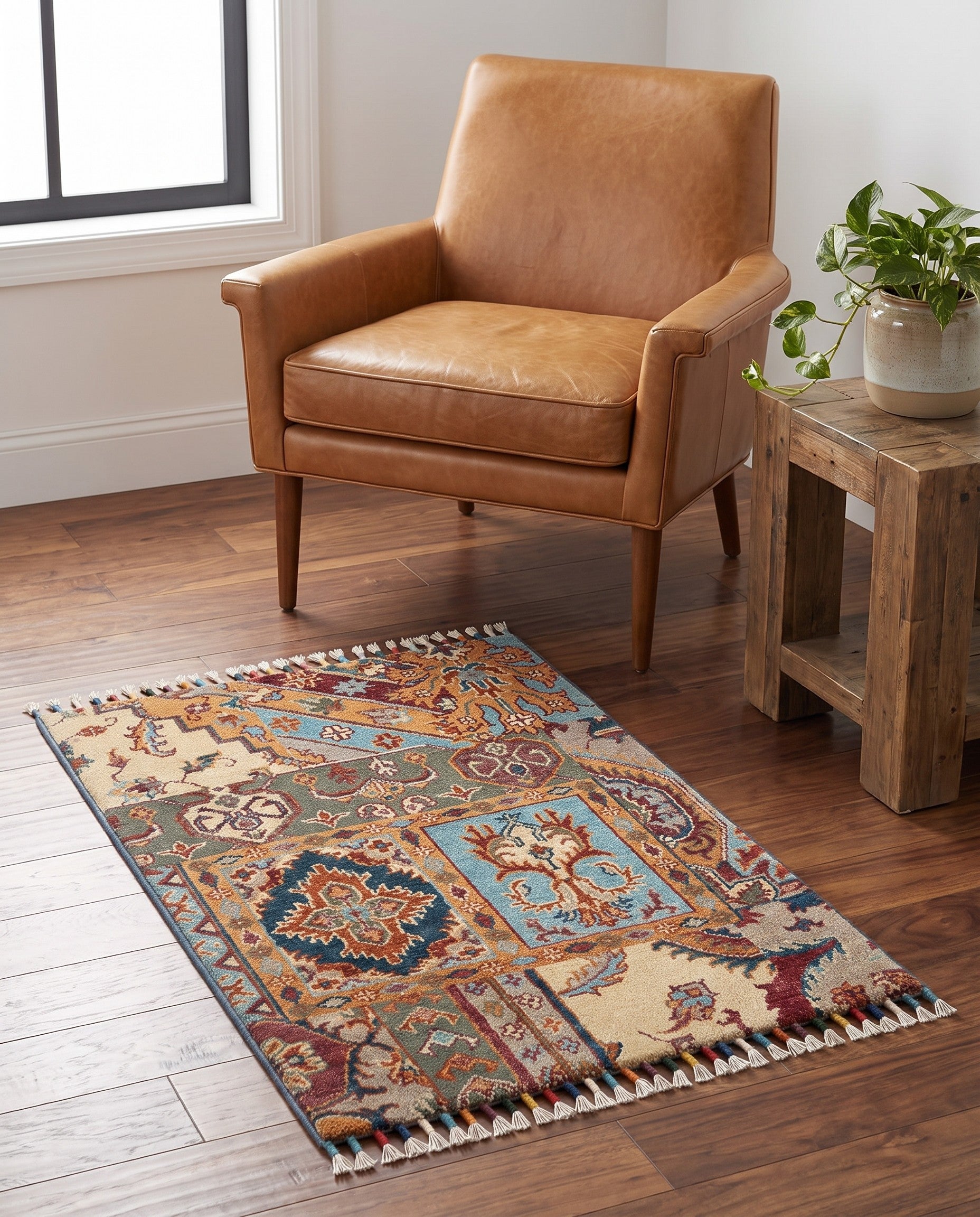 2' x 3' Hand Knotted Ariana Ziegler Rug